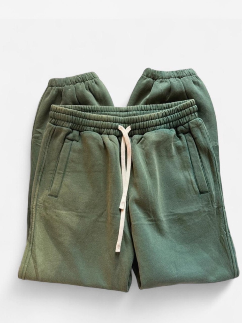 Keeliya Brand Women's Olive Drawstring Joggers with Elastic Waist